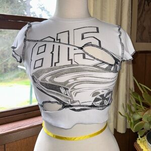 F21 • Hot Rod Racecar Ribbed Cotton Baby Tee